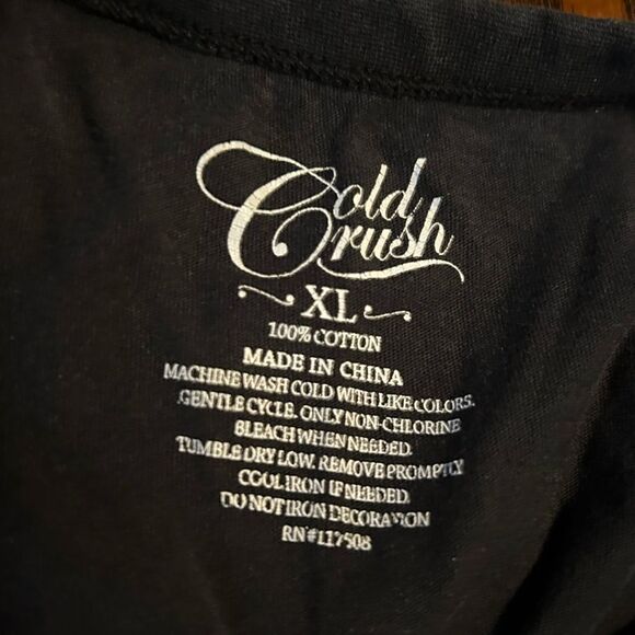 Cold Crush T-Shirt Desert Dreaming Acid Washed Mountains XL women’s‎ - Picture 6 of 8
